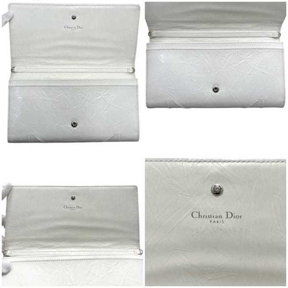 CHRISTIAN DIOR White Leather Shoulder Bag - Picture 4 of 11